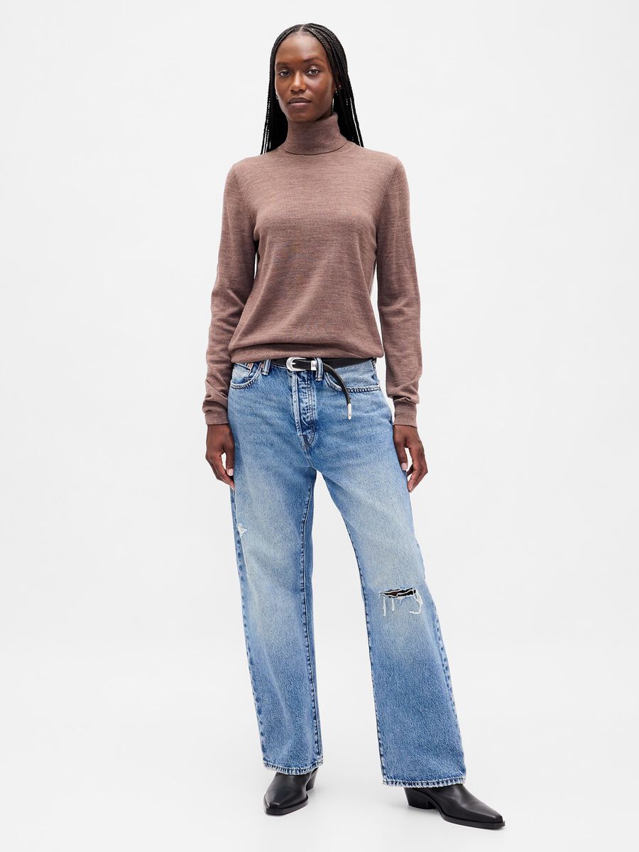 Brown wool pullover_1