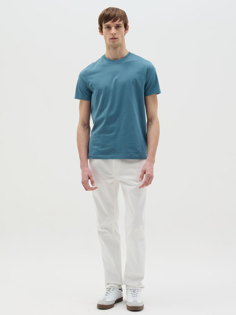 Organic cotton T-shirt with round neck_1