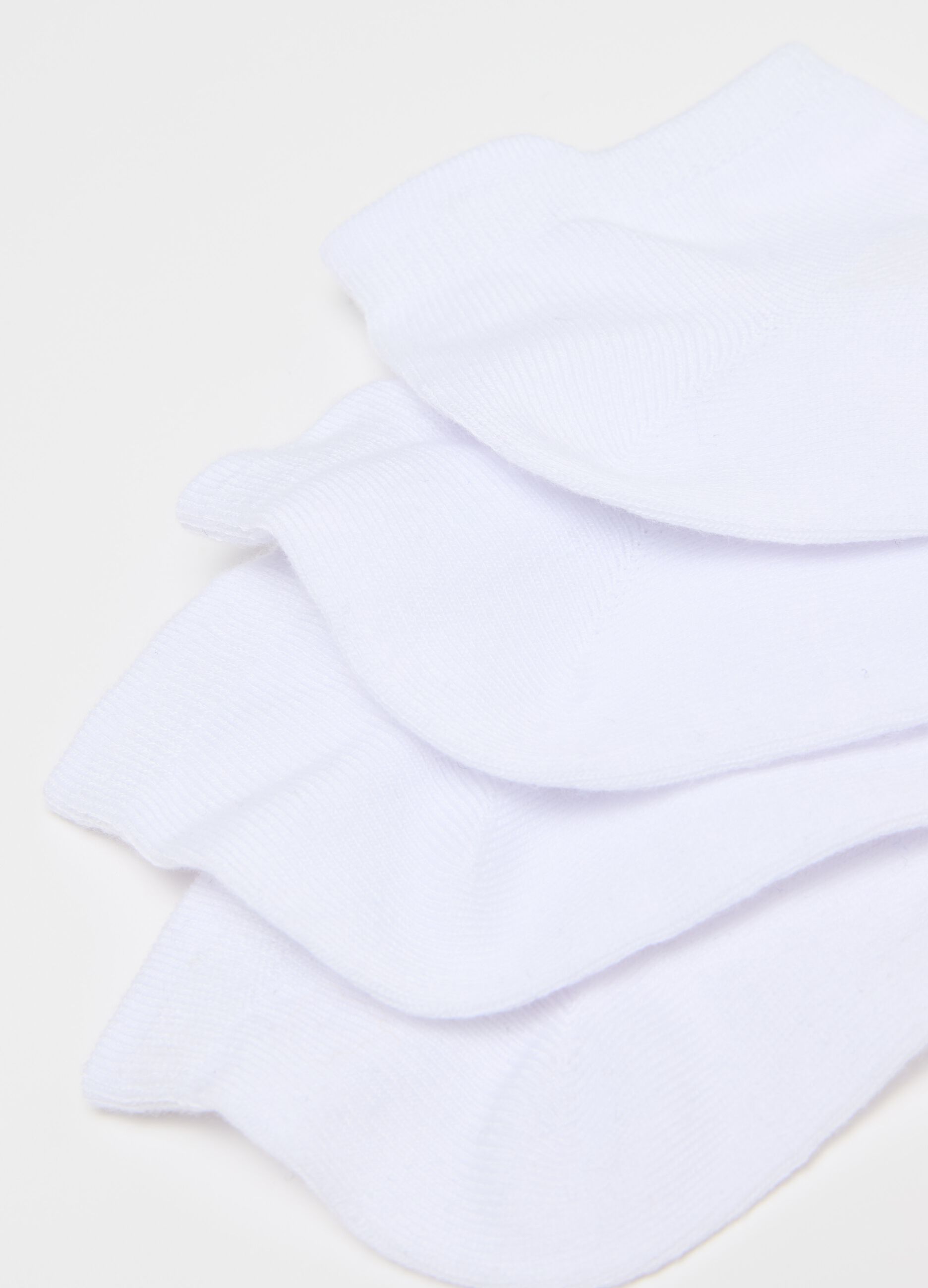 Three-pair pack short stretch socks
