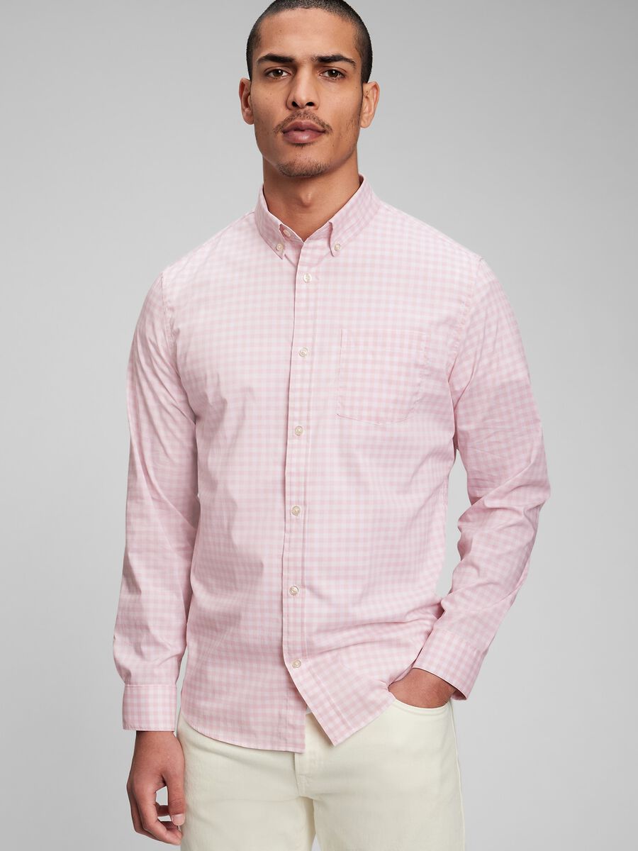 Camicia button-down fantasia vichy_0
