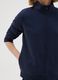 Blue cotton blend sweatshirt with regular fit_3