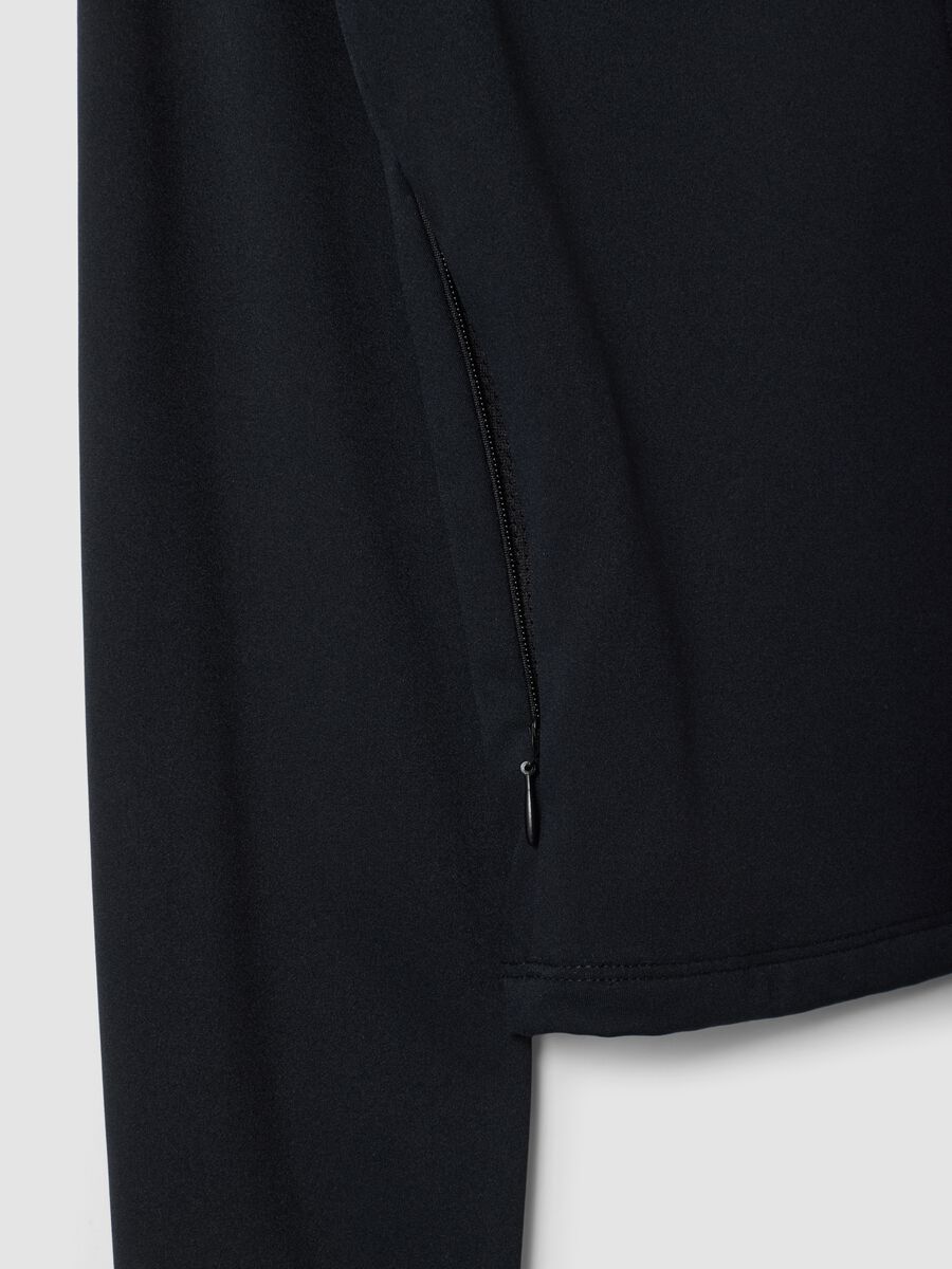Full-Zip Yoga Hoodie Fitted Black_4