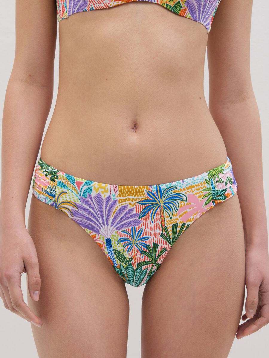 Women's Multi-Coloured Stretch Blend Bikini_2
