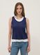 Tank top blu in misto viscosa regular fit_2