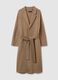 Long coat in beige wool blend, oversized fit_4