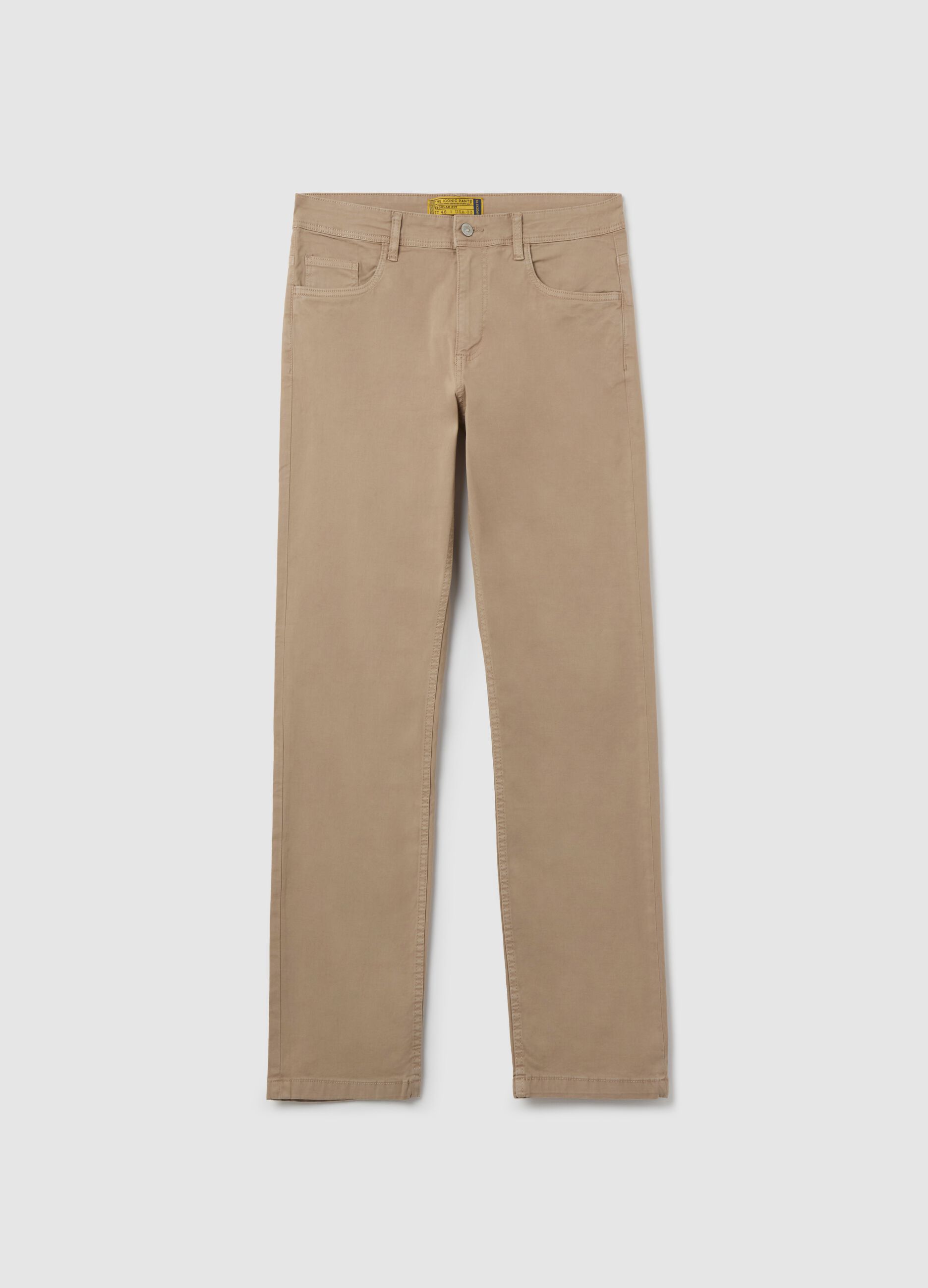 Regular-fit trousers with five pockets