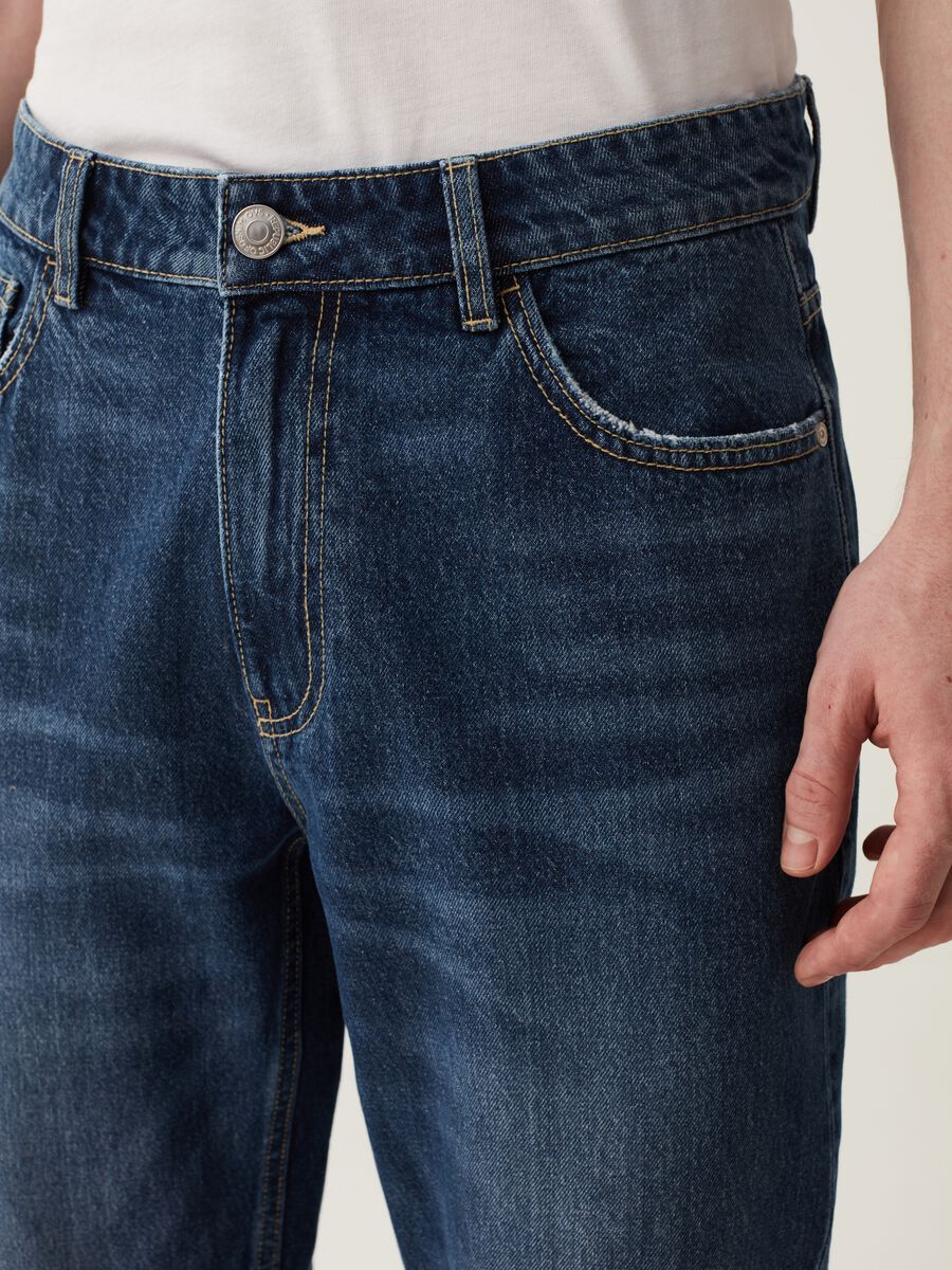Jeans relaxed fit cinque tasche_0