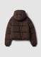 Brown oversized padded hooded puffer jacket_2