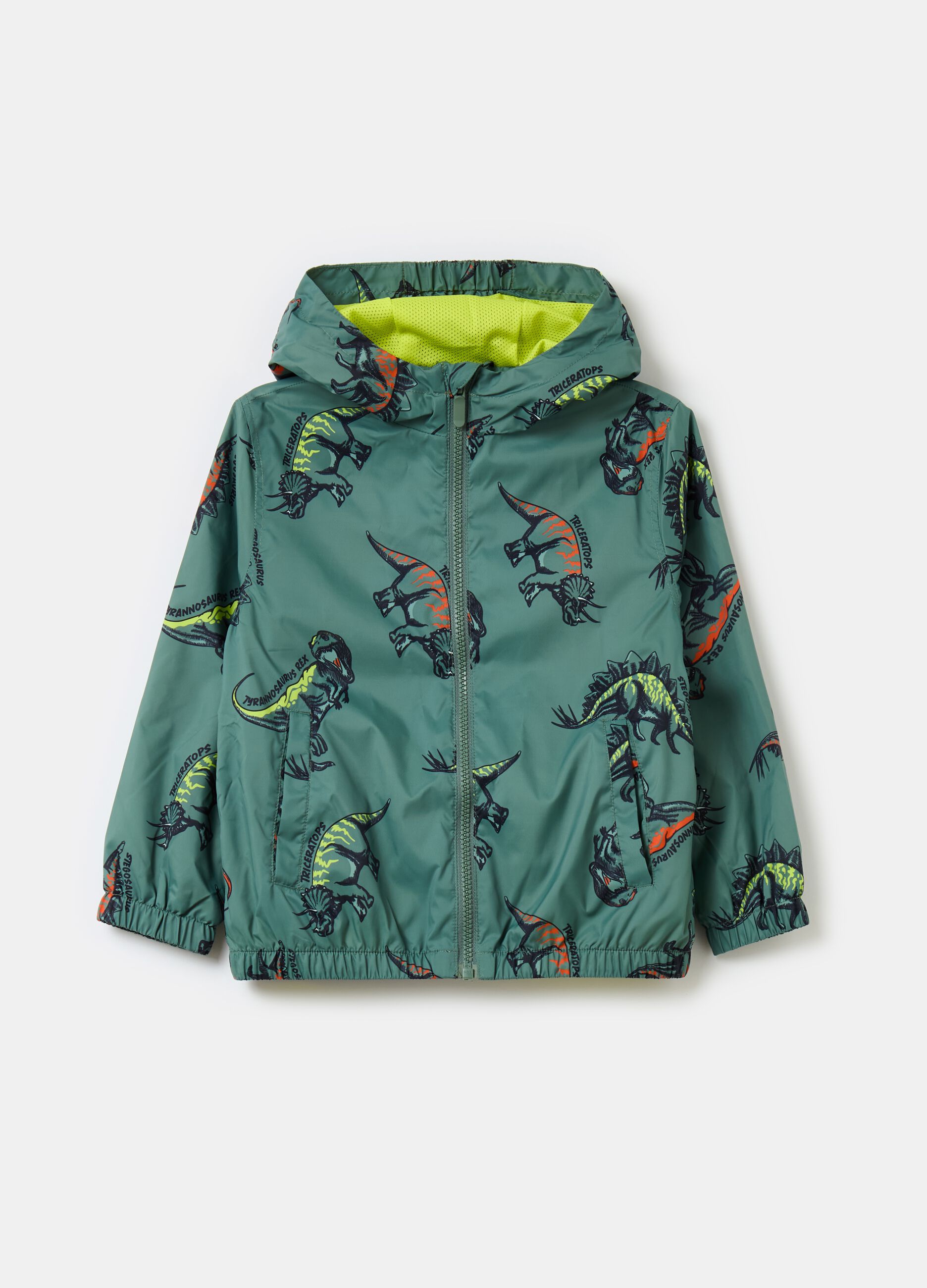 Waterproof jacket with hood