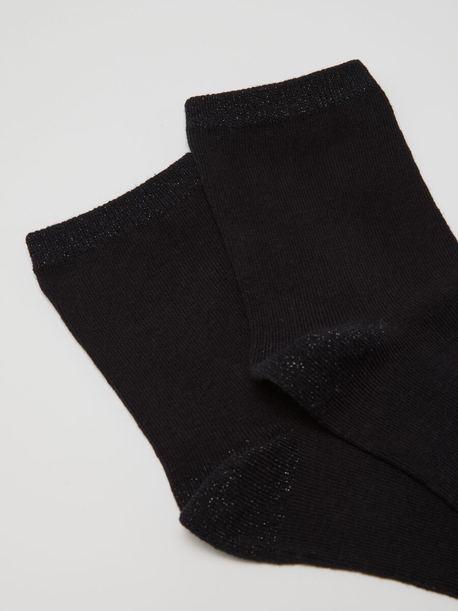 Multicoloured stretch cotton mix sock twin-pack_1
