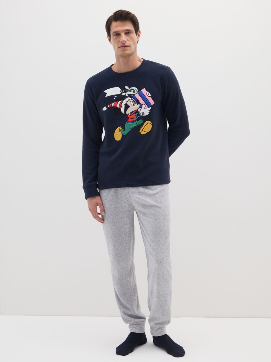 Multicolour long sleeve regular fit pyjamas with Disney print_0