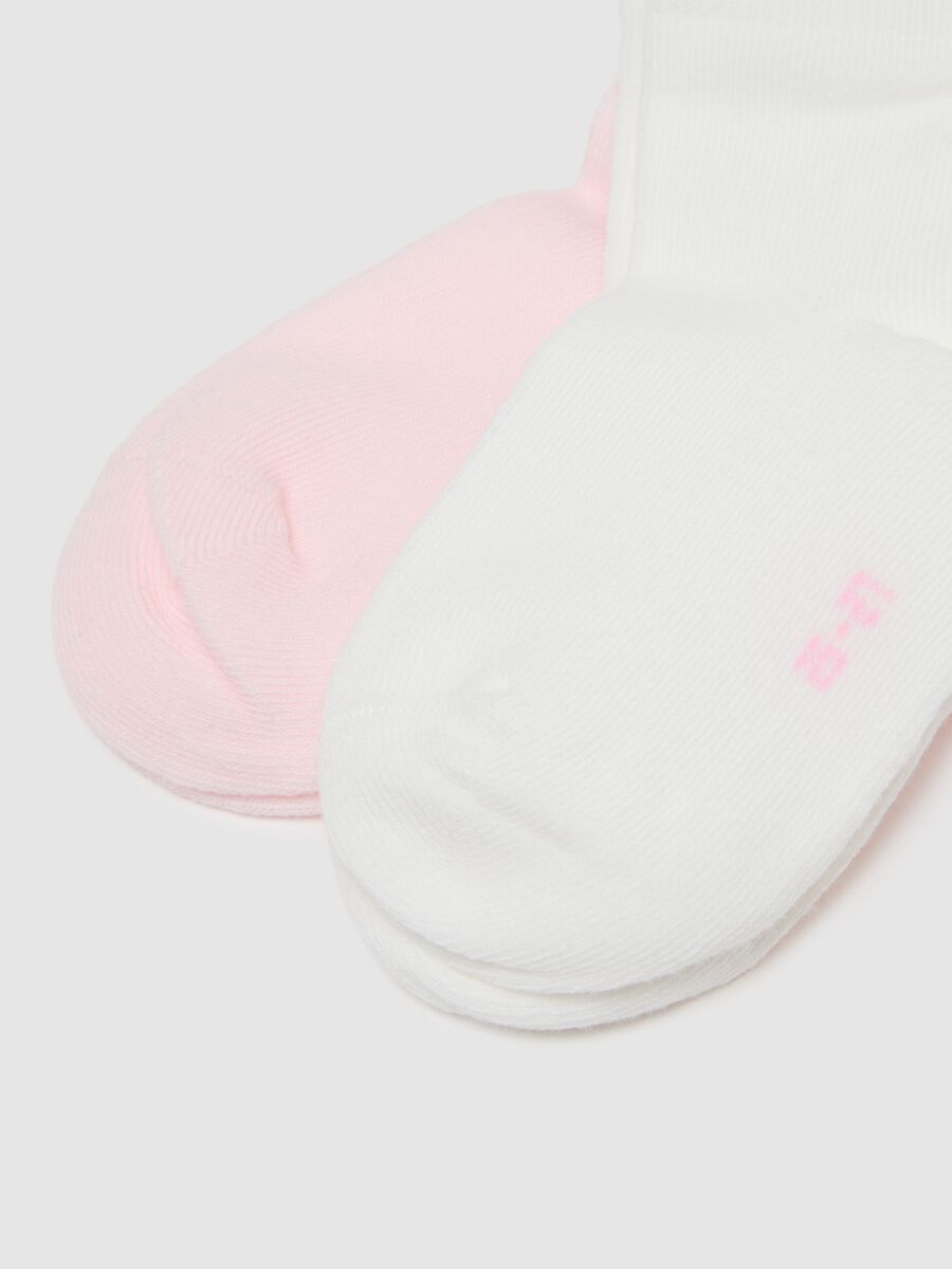 Girls' multicoloured stretch cotton socks multipack_2