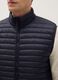 Ultra-lightweight blue regular fit vest without hood_3