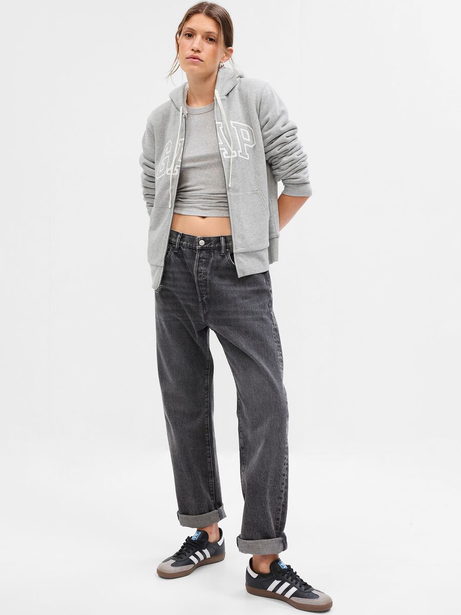Full-zip con cappuccio e interno in sherpa_0