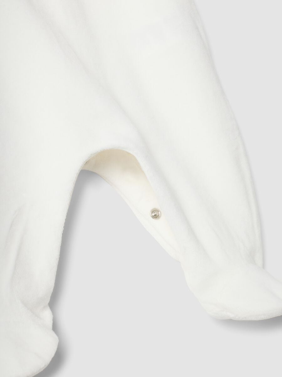 Tutina bianco sporco in misto cotone organico con colletto_3