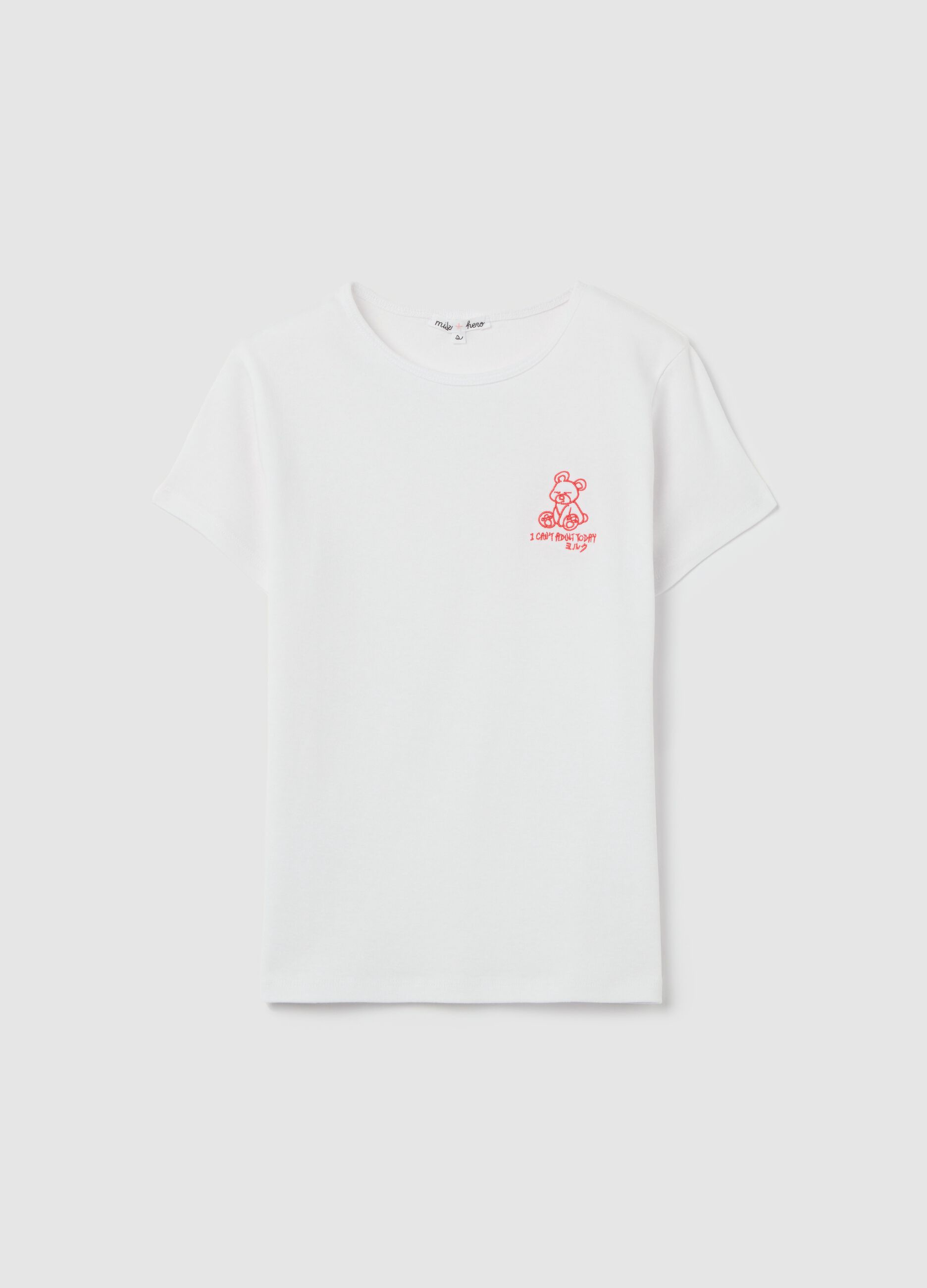 Slim-fit T-shirt in cotton