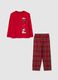 Kids' multicolour Christmas pyjama in pure cotton, regular fit_0