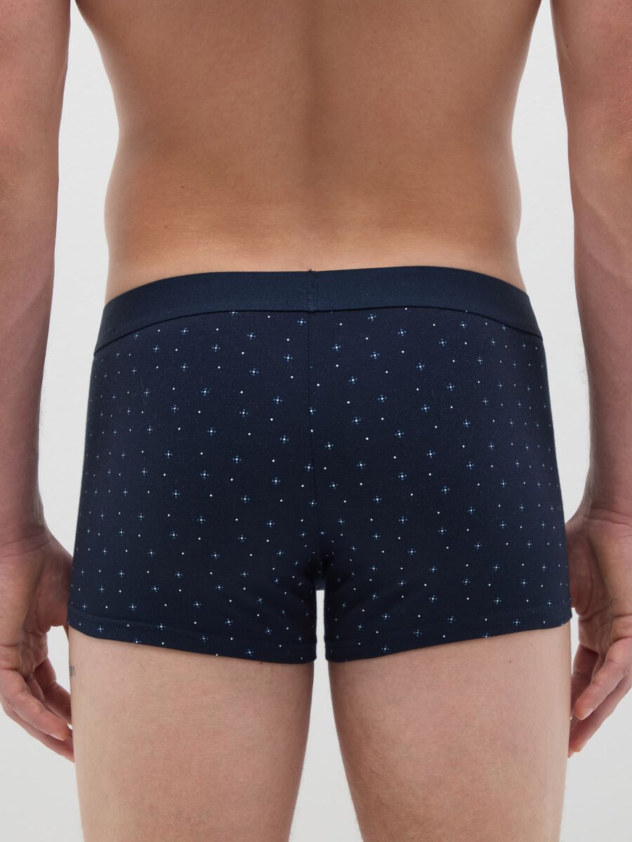 Tripack di boxer da uomo in misto cotone multicolor_3