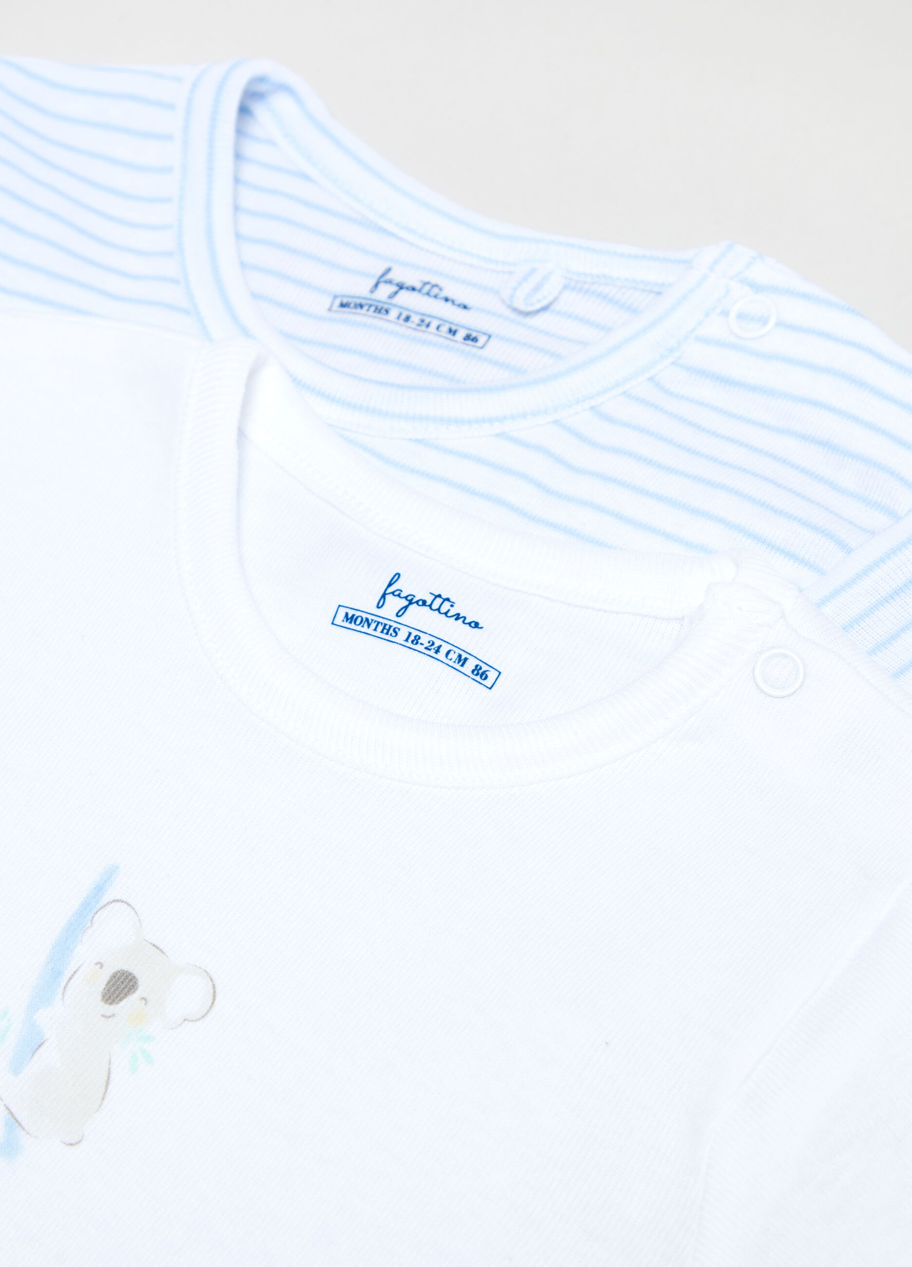 Bipack t-shirt in cotone con stampa _2