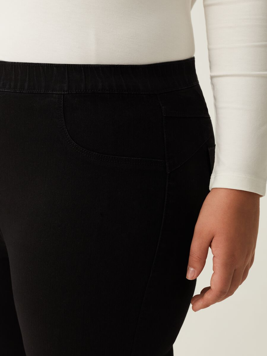 Jeggings stretch tinta unita Curvy_3