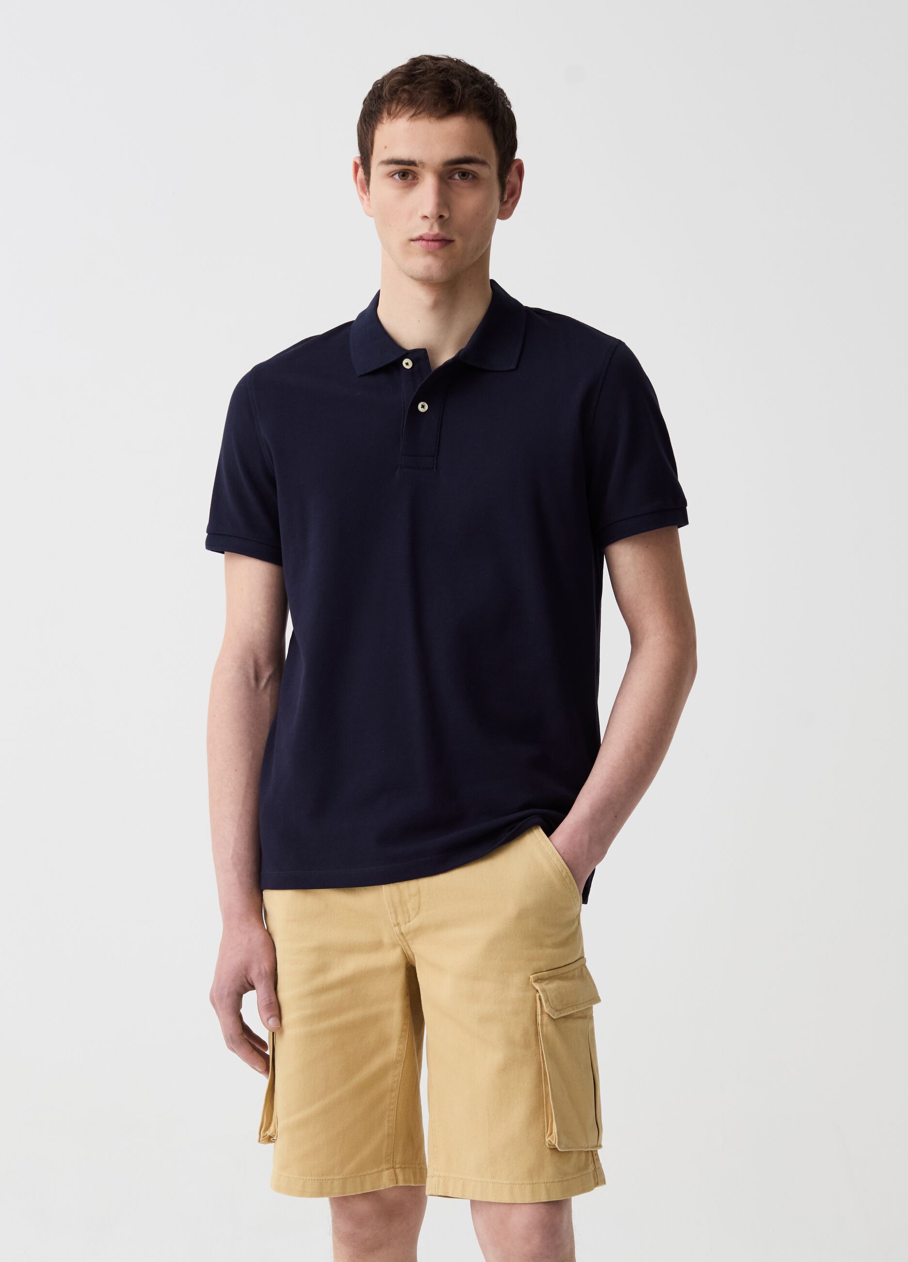 Ovs Bermuda cargo in twill di cotone
