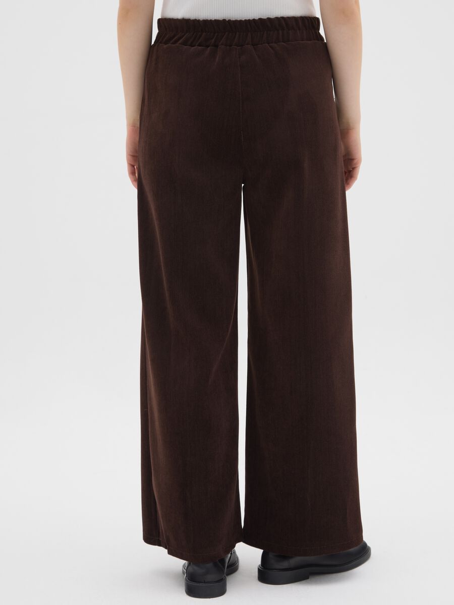 Brown Regular Fit Trousers_2