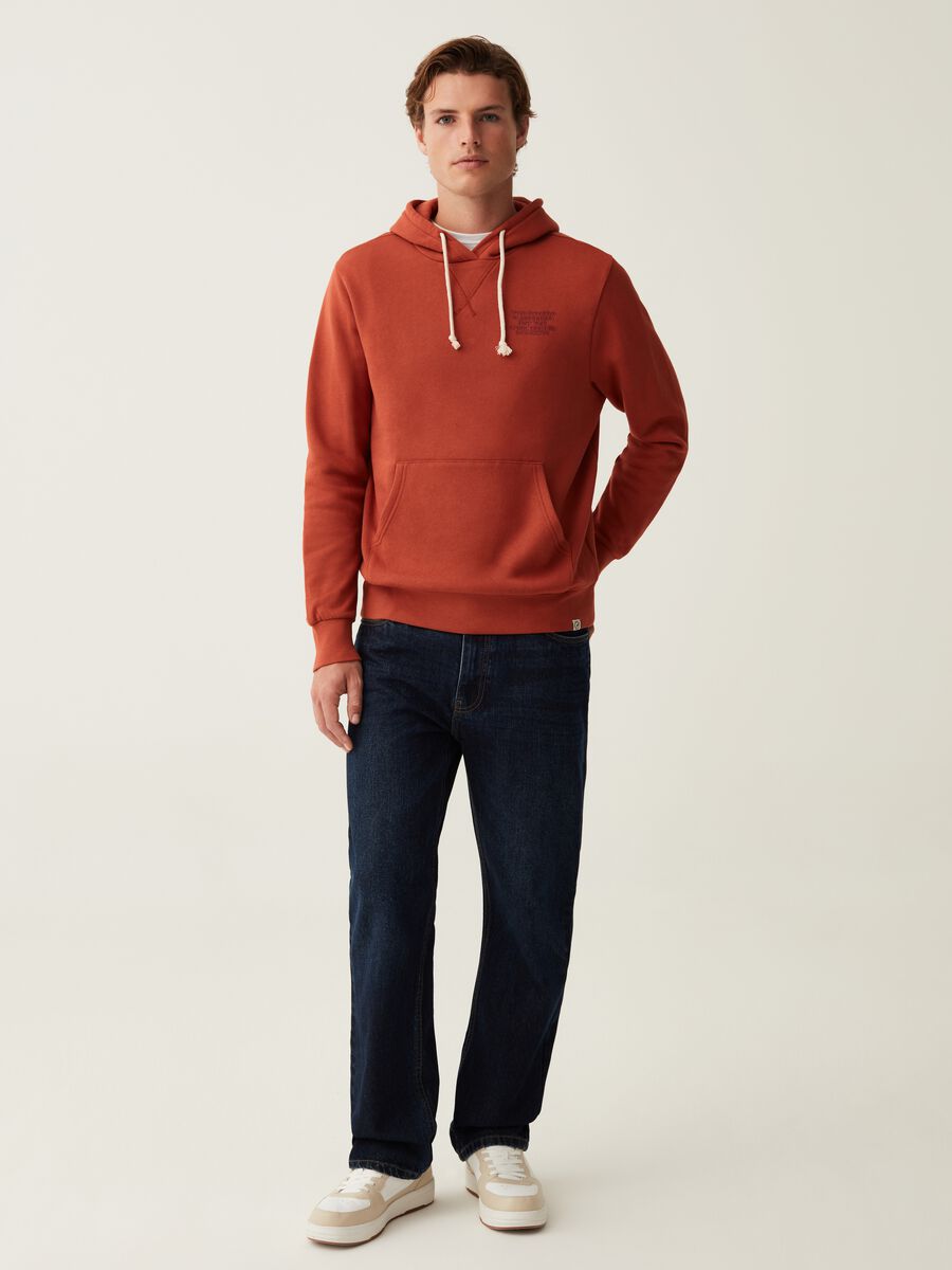 Sweatshirt with V detail and print_1