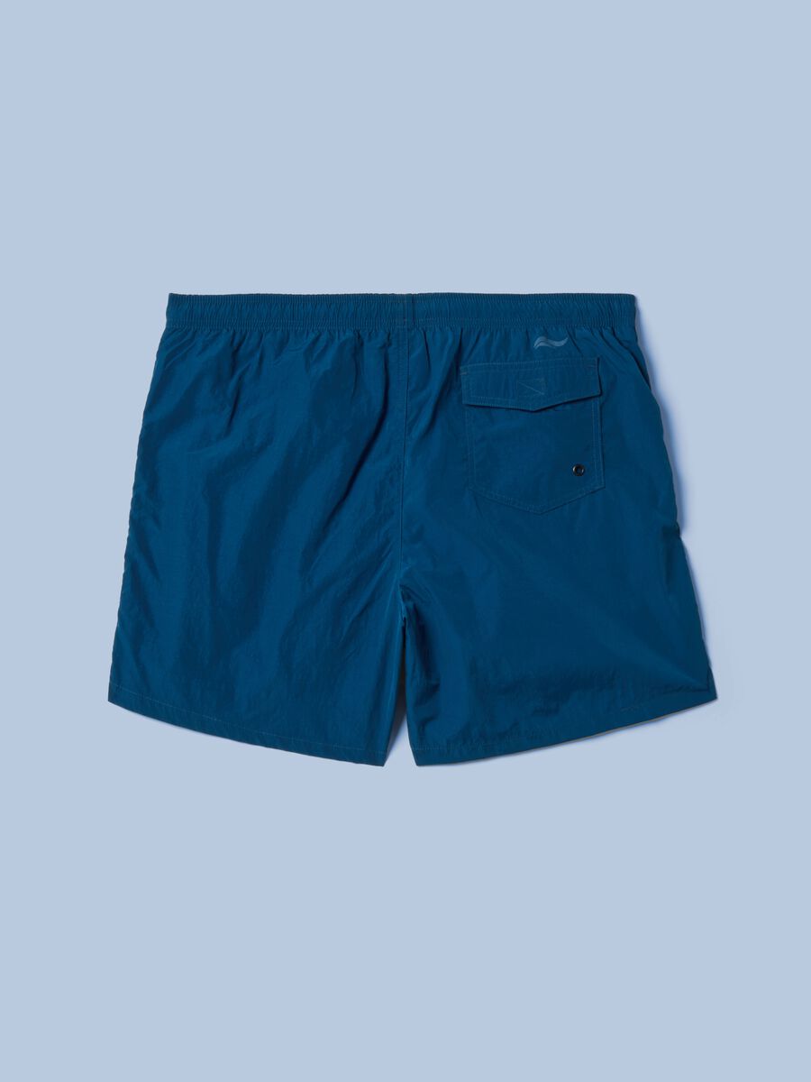 Costume boxer ALTAVIA SAILNG blu con vita elasticizzata_5