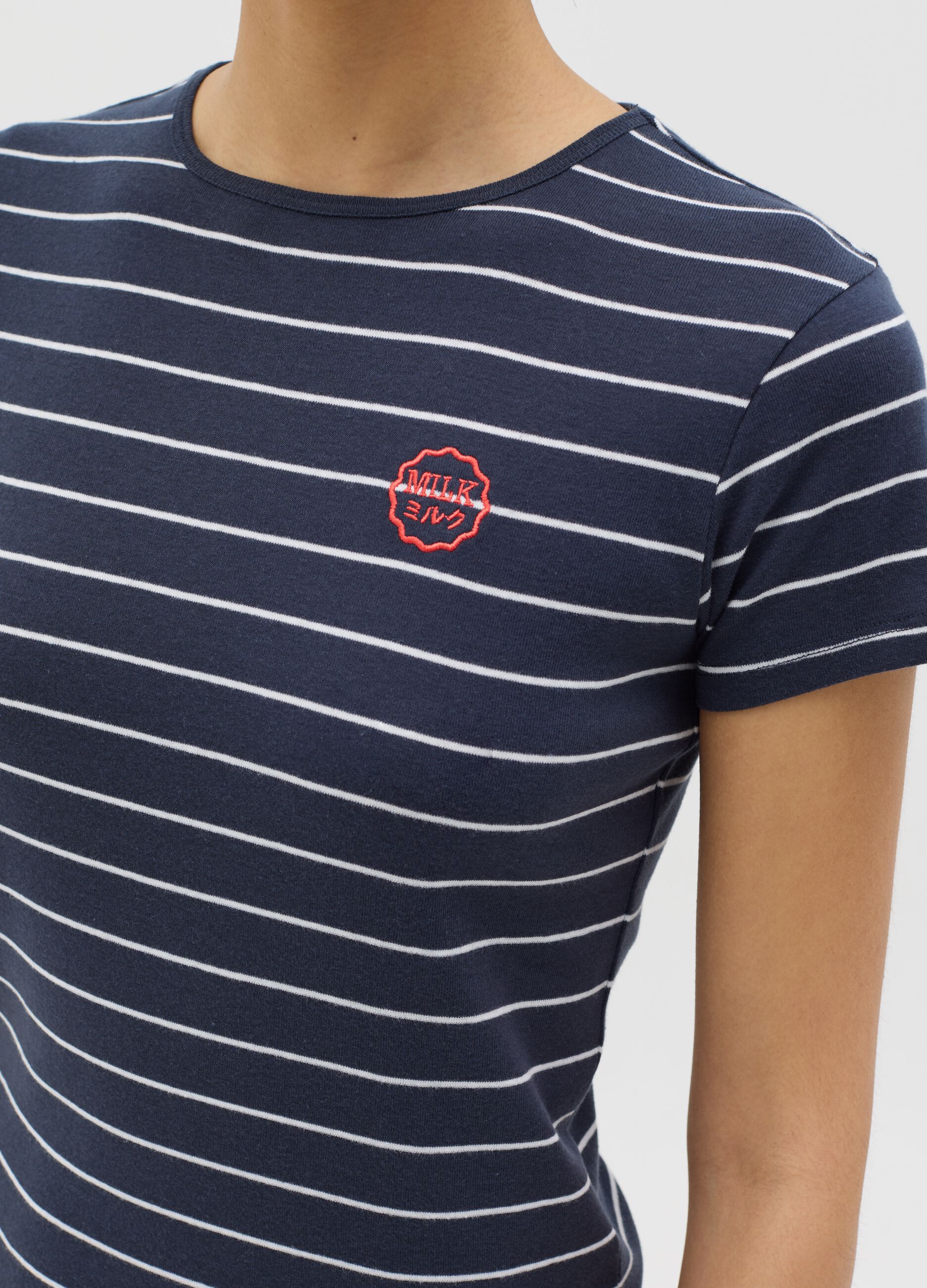 T-shirt slim fit in cotone