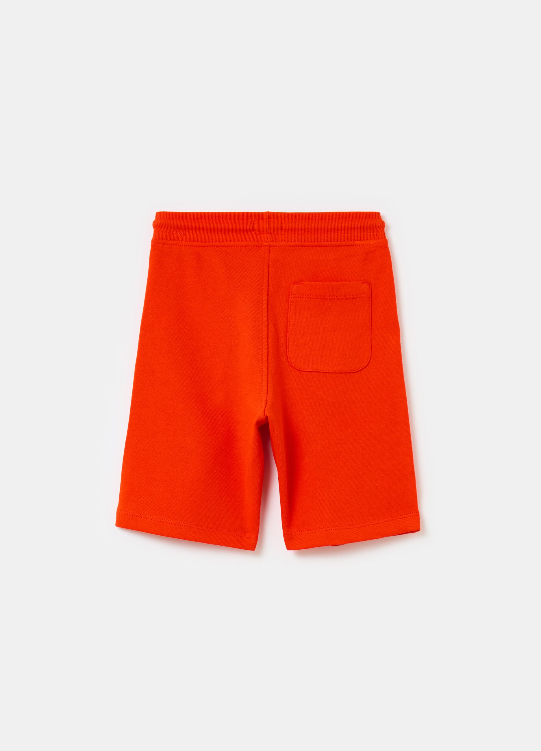 Essential Bermuda shorts in organic cotton fleece