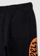 Children's black cotton jogger trousers, regular fit_3