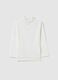 T-shirt with long sleeves and high neck_1