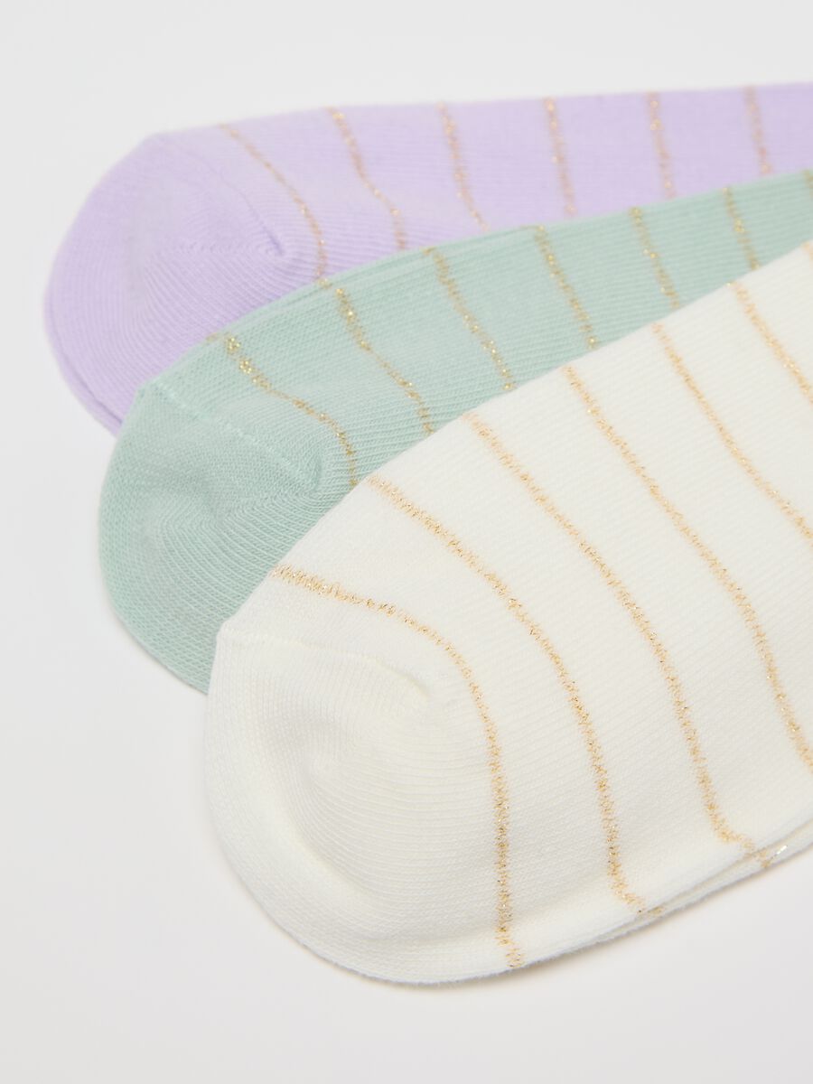 Multicolour Stretch Cotton Blend Socks_2