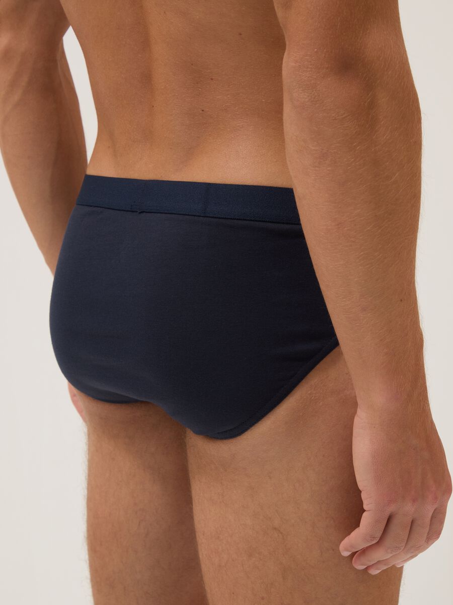 Tripack di slip blu in cotone organico_2