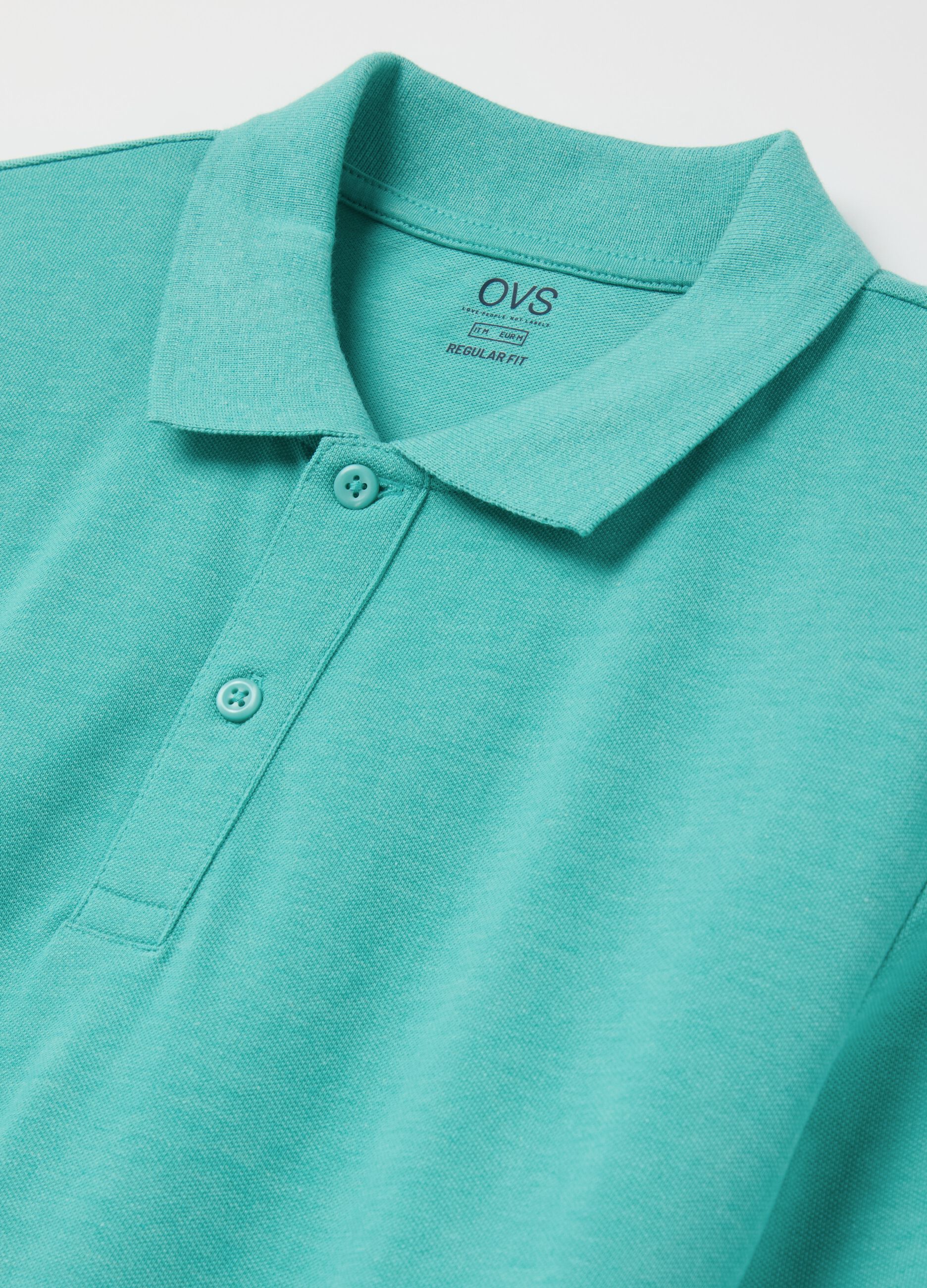 Regular-fit polo shirt in cotton