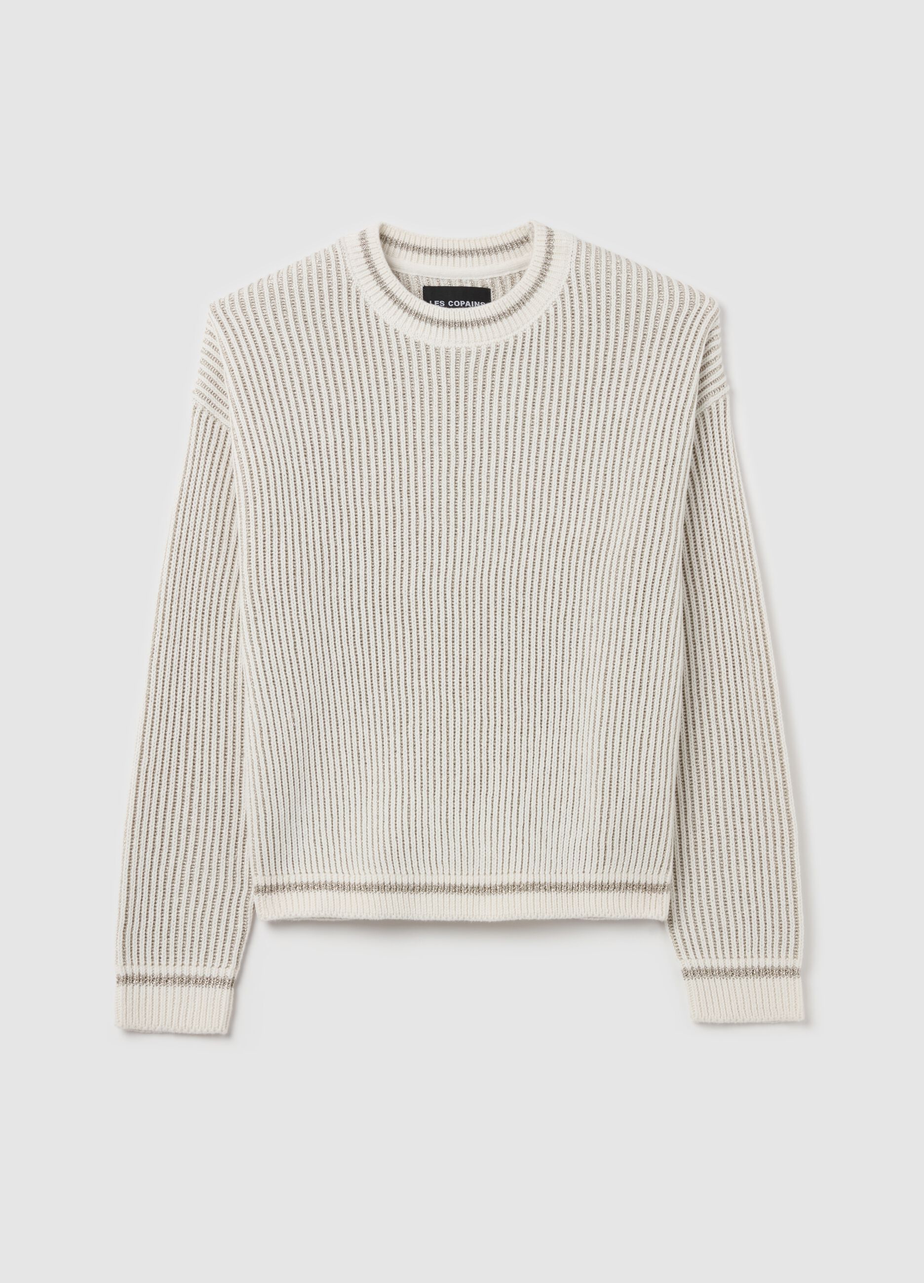 Intarsia design pullover