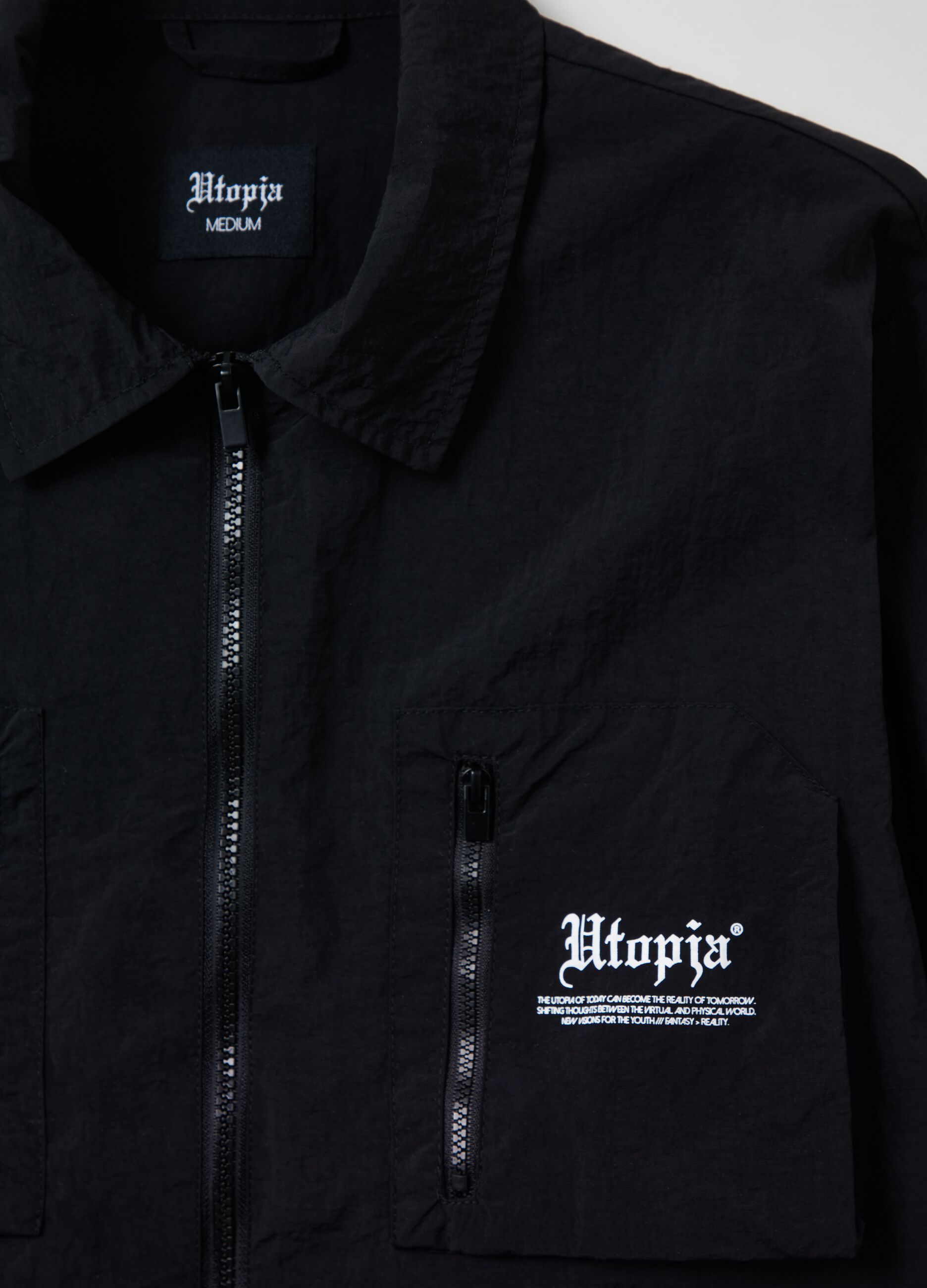 Technical Nylon Light Jacket Black_7