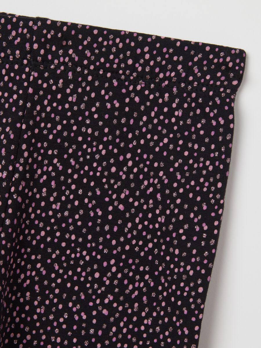 OVS Kids Black Stretch Leggings_2