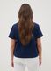 Blue open-knit cotton-blend T-shirt_3