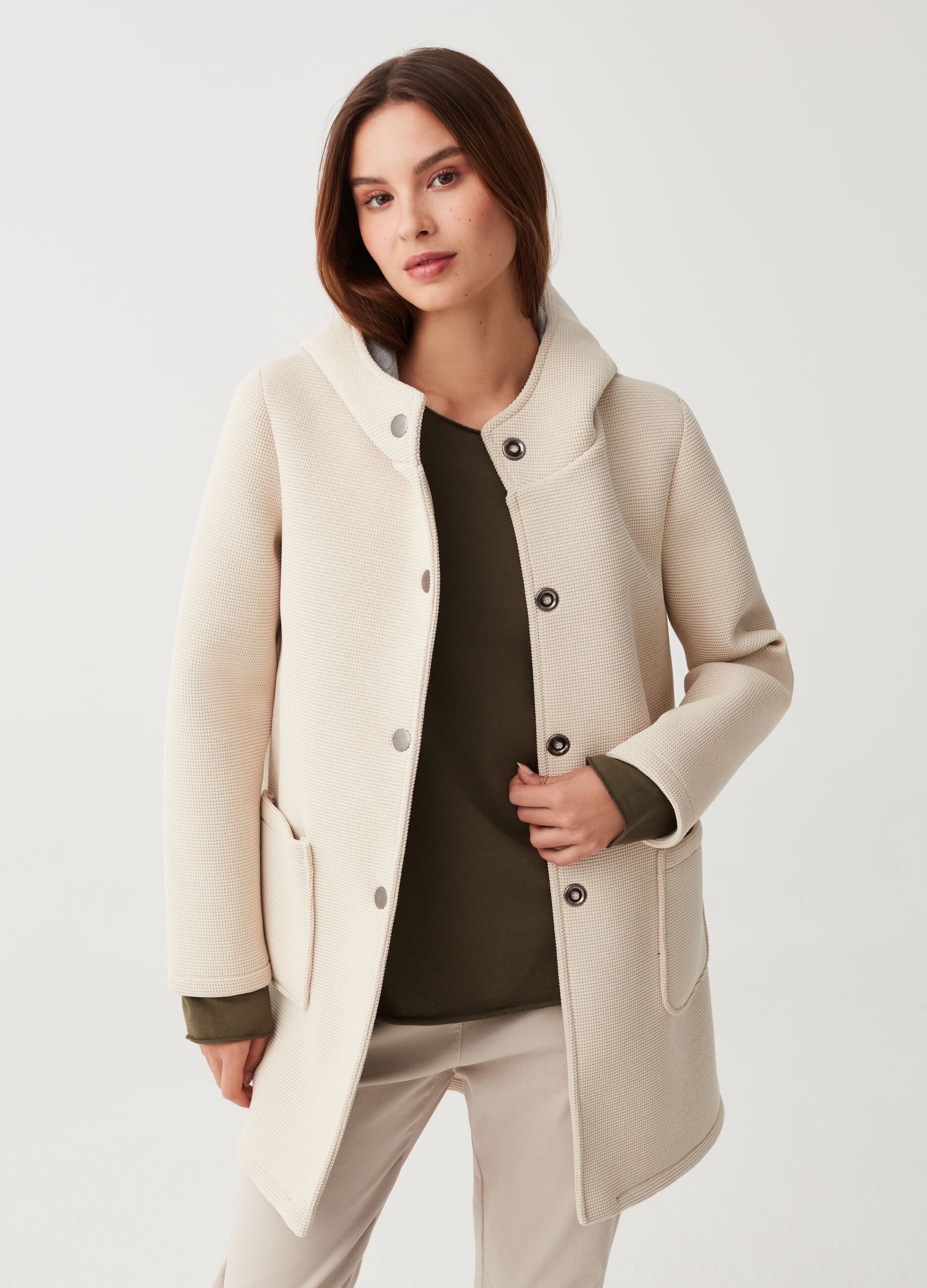 Cappotti Donna Beige OVS