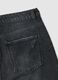 Black Pure Cotton Slim Fit Distressed Jeans_5