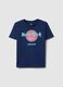 Blue pure cotton t-shirt regular fit with Hard Rock Cafe logo_4