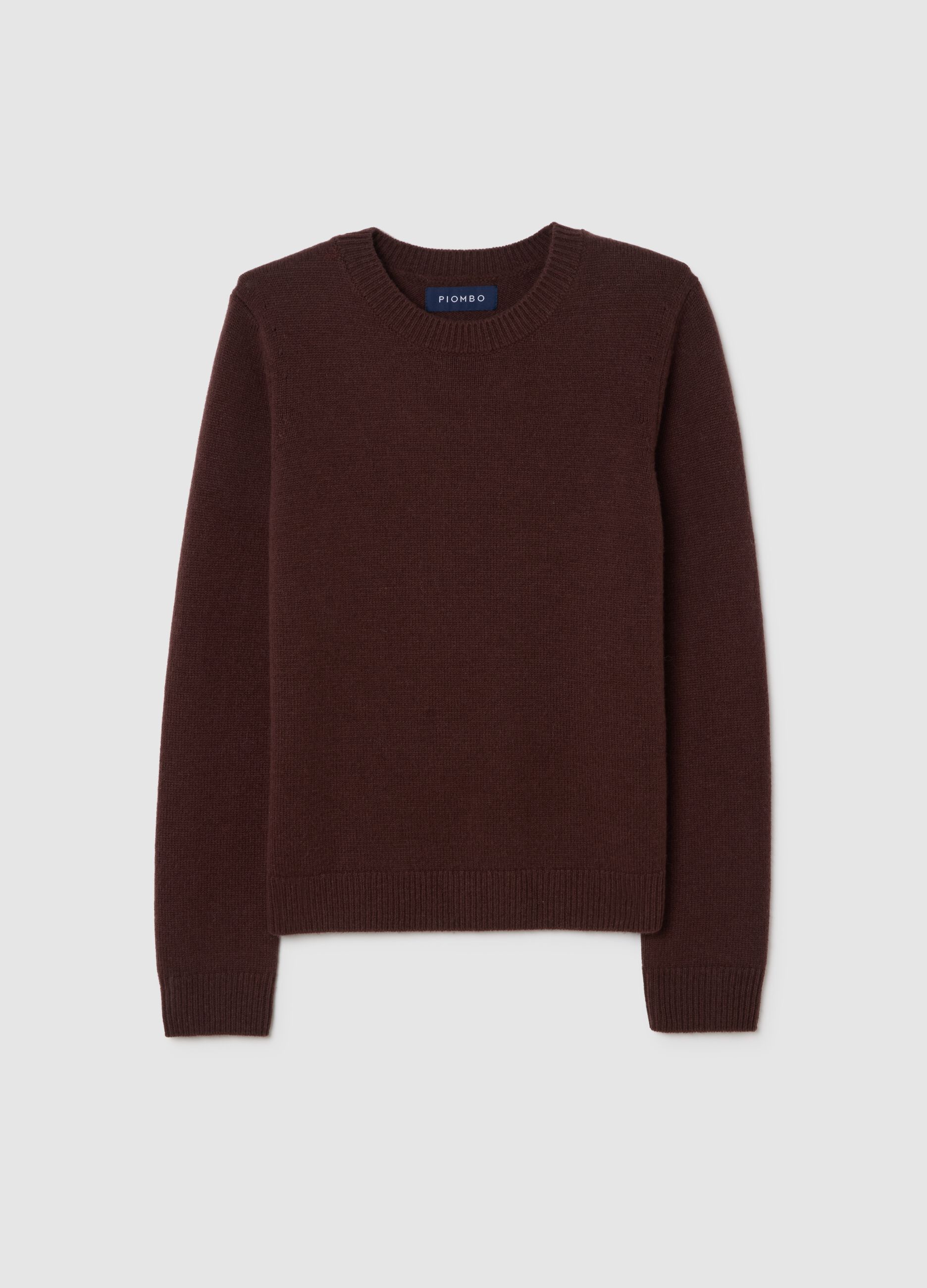 Brown Wool and Cashmere Sweater