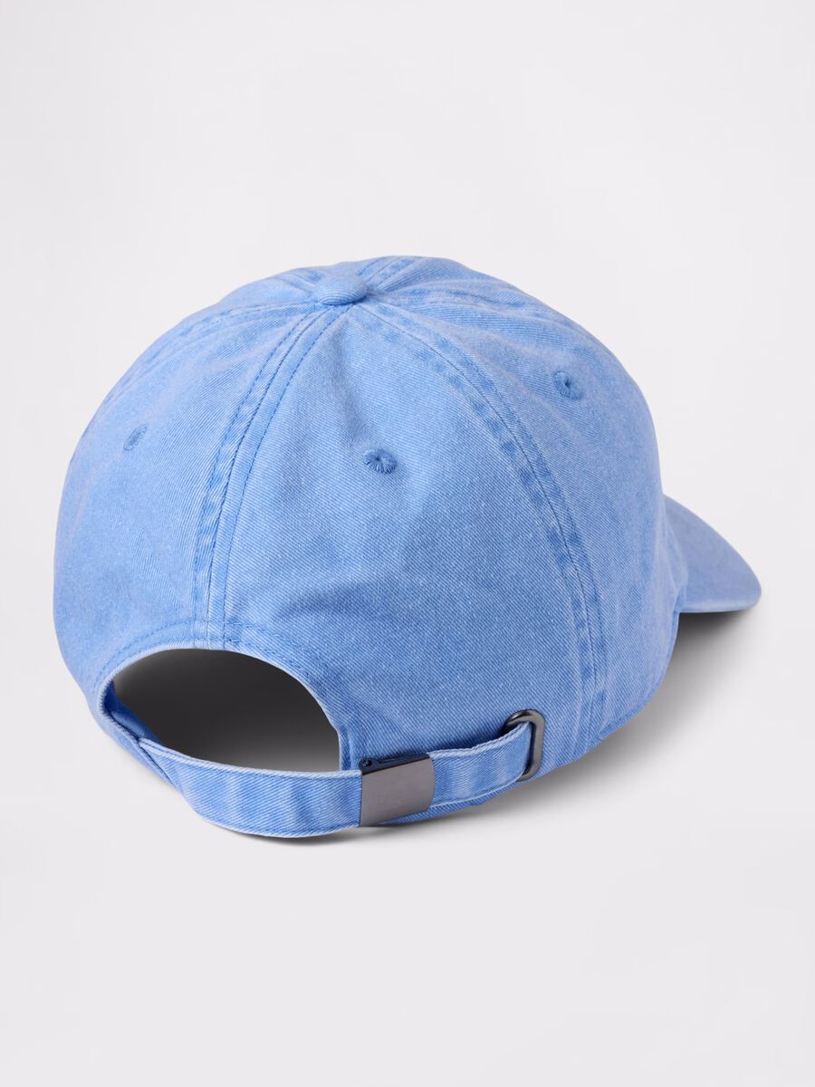 Light blue cotton baseball cap_1