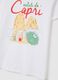 White regular fit pure cotton T-shirt_5
