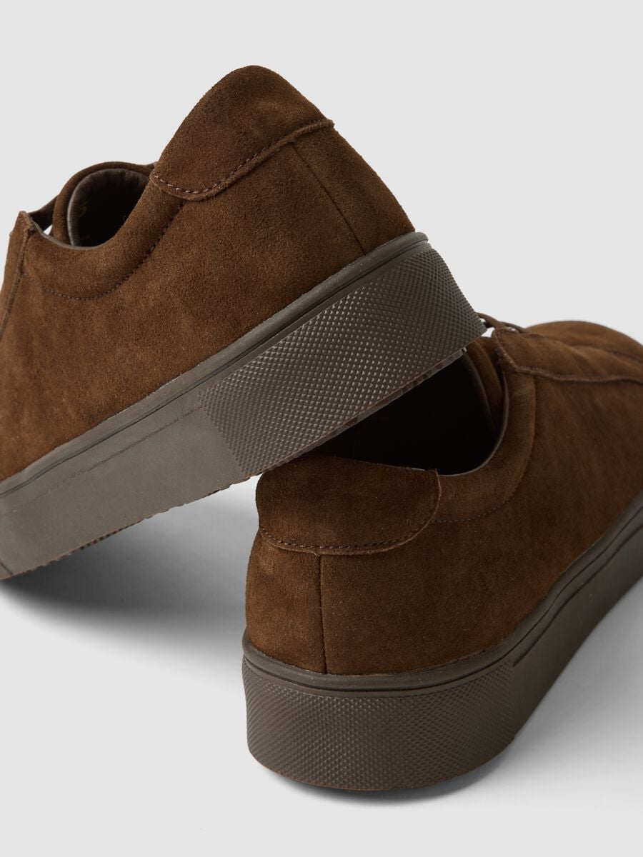Sneakers marroni in vera pelle_2