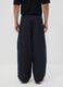 Black PlayStation fitness trousers with contrast piping_2