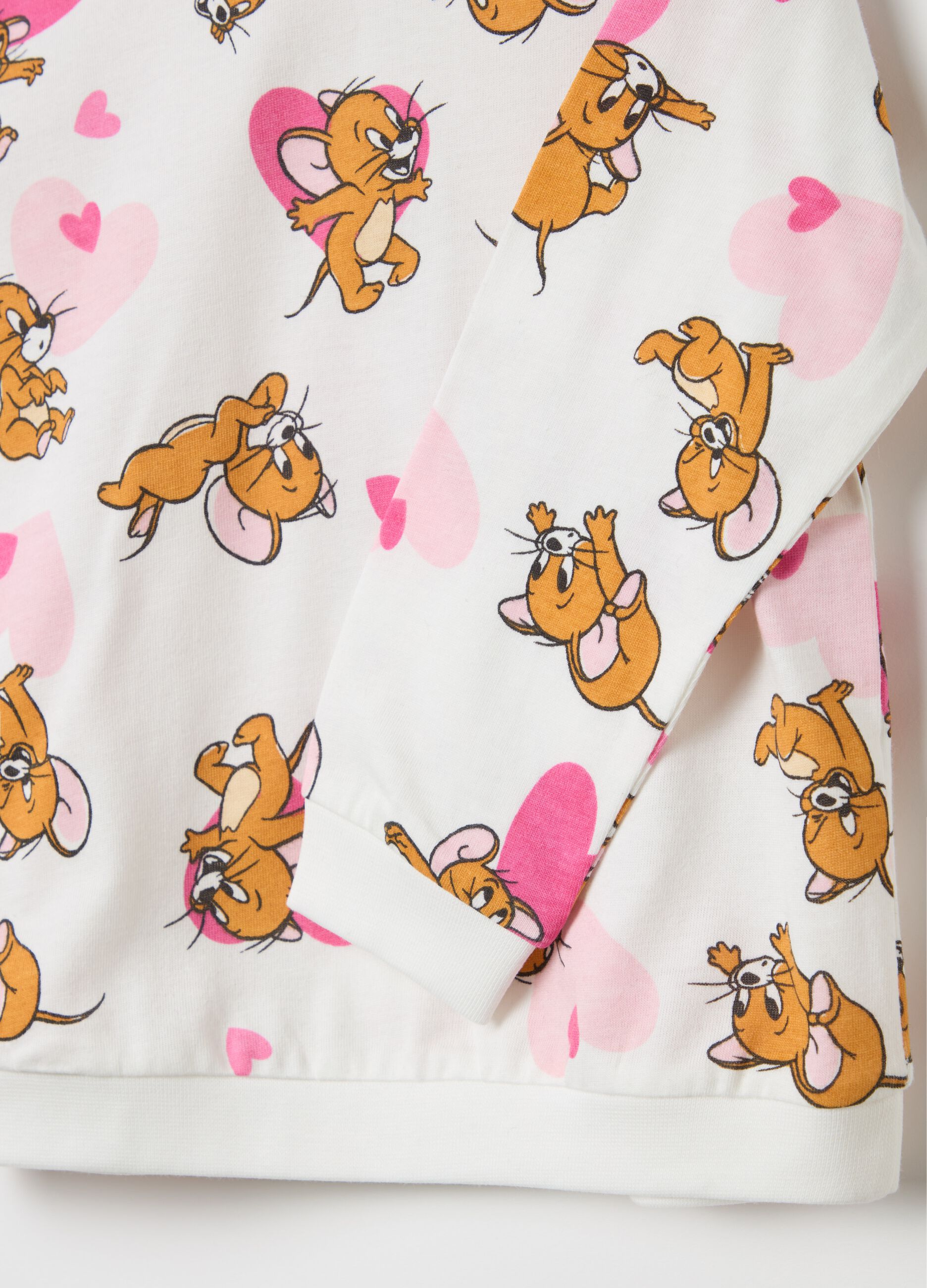 Cotton pyjamas with Jerry print