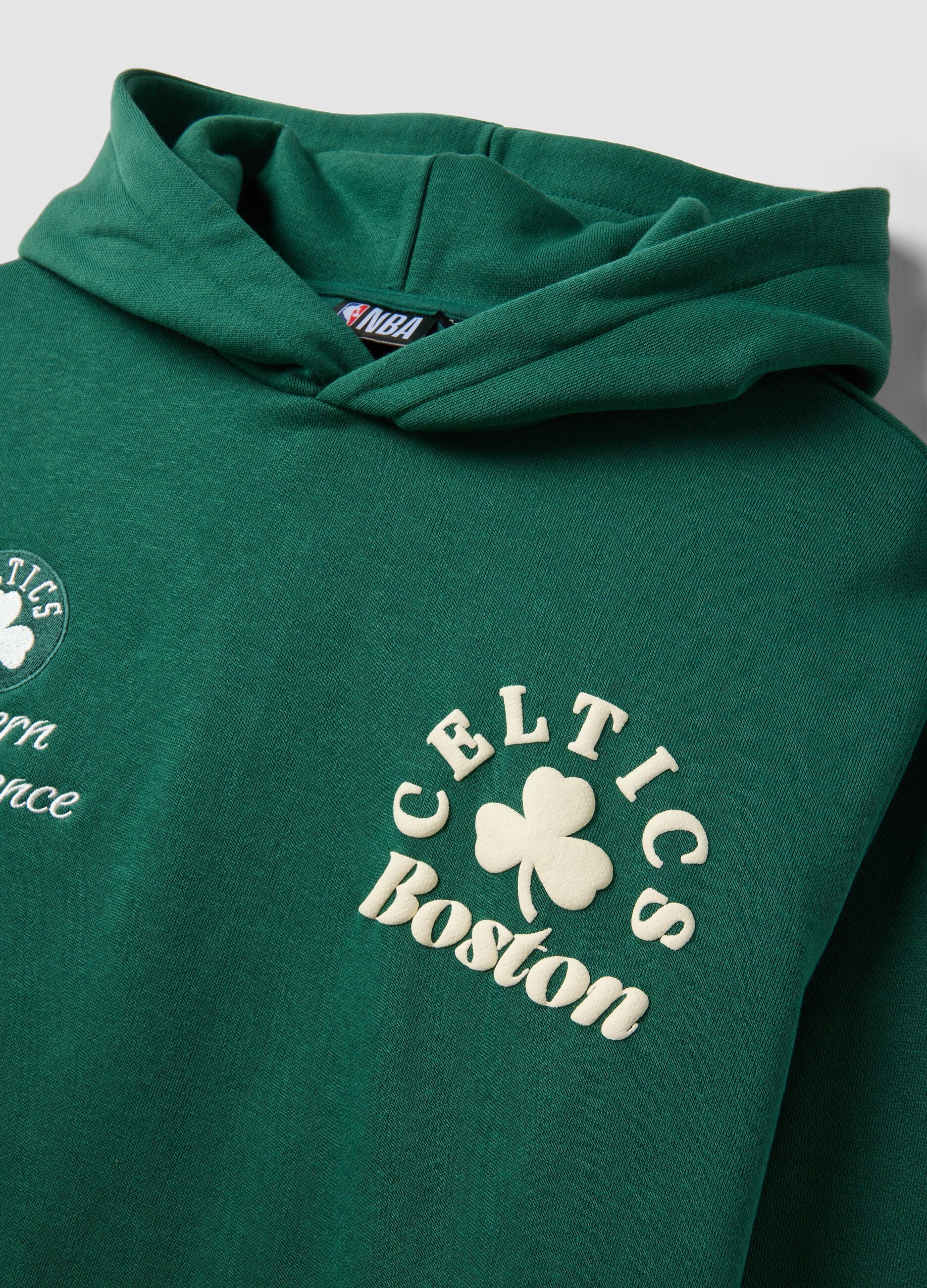 Green cotton-blend Boston Celtics hoodie