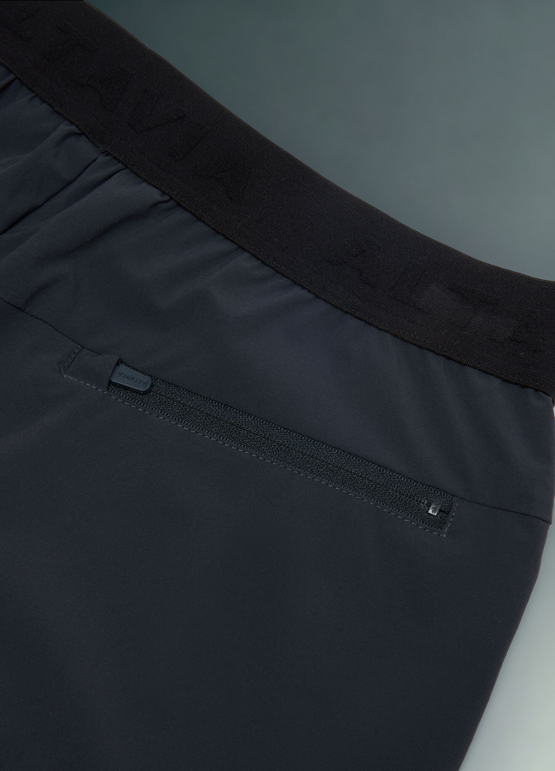 Black ALTAVIA BIKE technical shorts in stretch fabric